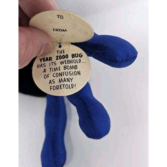 Y2K Bug Plush 1997 With Tag Vintage Millennium 2000 Collectible - Picture 4 of 7